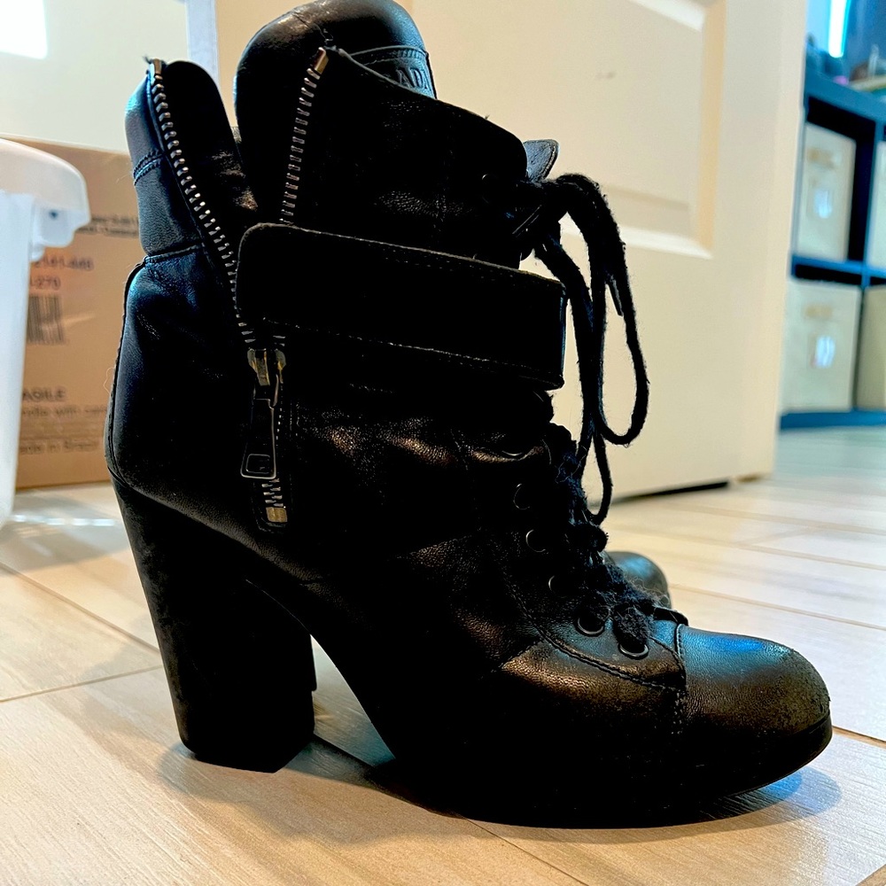 Prada heeled boots